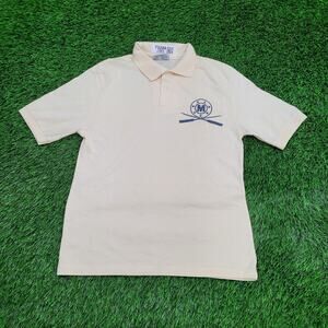 Vintage 70s Hanes Polo Shirt Small 18x24 USA